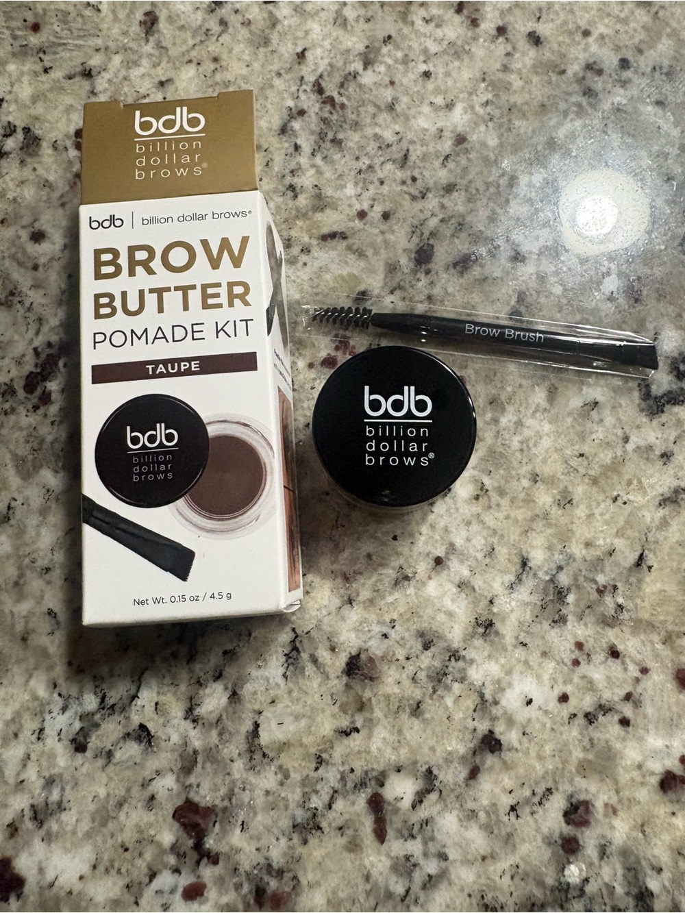bdb billion dollar brows Brow Butter Pomade Kit in Taupe New in box 0.15 oz